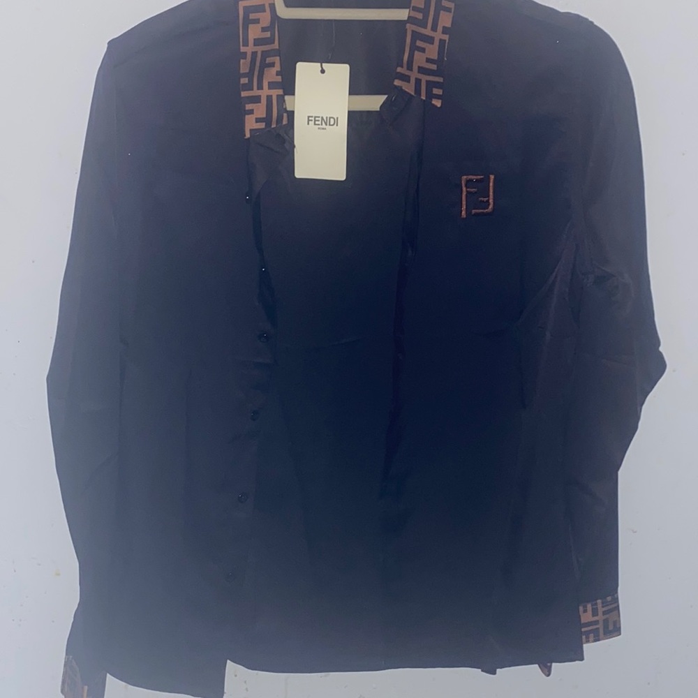 Luxury designer fashion men long sleeve